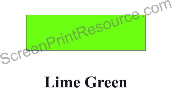 FDC 257 Lime Green15" Sign Vinyl